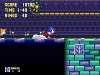 une photo d'Ã©cran de Sonic the Hedgehog 3 sur Sega Megadrive